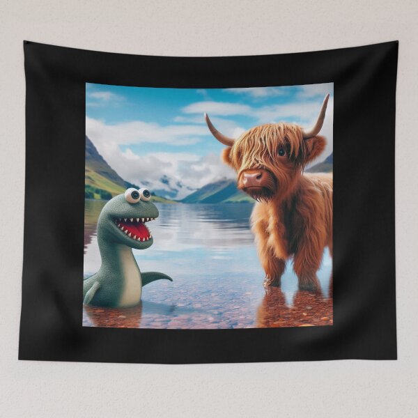 Item preview, Nessie Cow 2 designed and sold by Sybille-Yates.