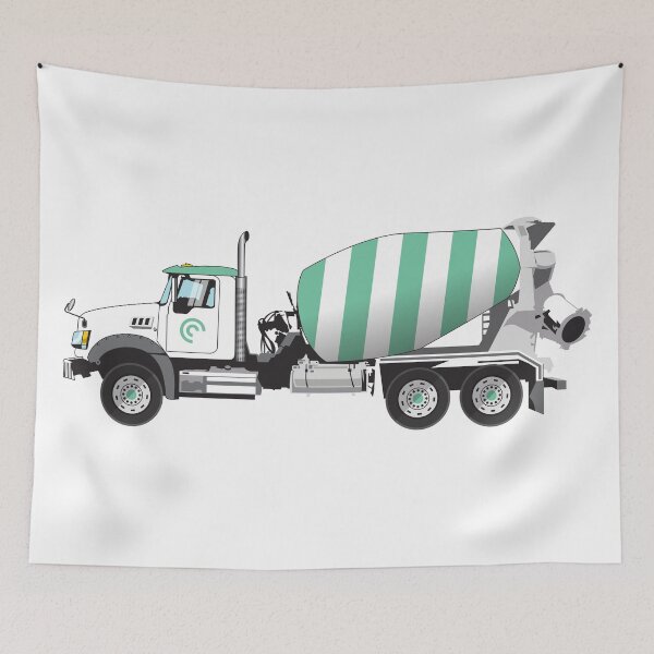 Item preview, Graphic Illustration of Cement Truck designed and sold by Hugh Whyte.