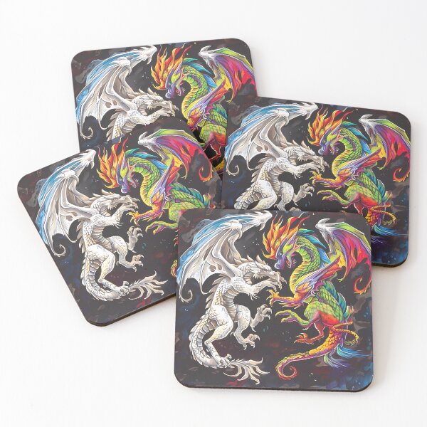 Item preview, "Prismatic Dragon: Rainbow's Radiance" designed and sold by Art-Vortex-fr.