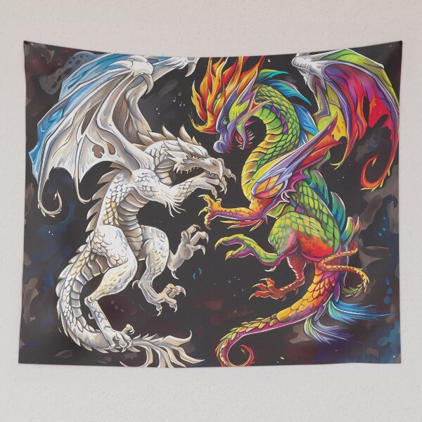 Item preview, "Prismatic Dragon: Rainbow's Radiance" designed and sold by Art-Vortex-fr.