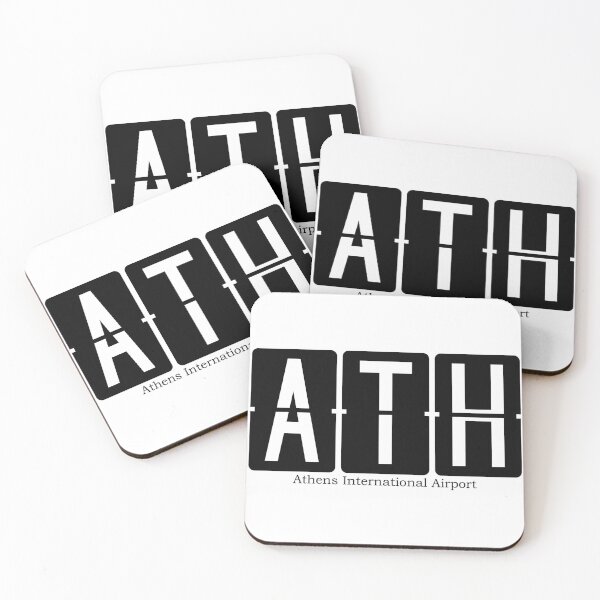 Item preview, ATH Athens International Airport Sticker Greece designed and sold by covertoven17.
