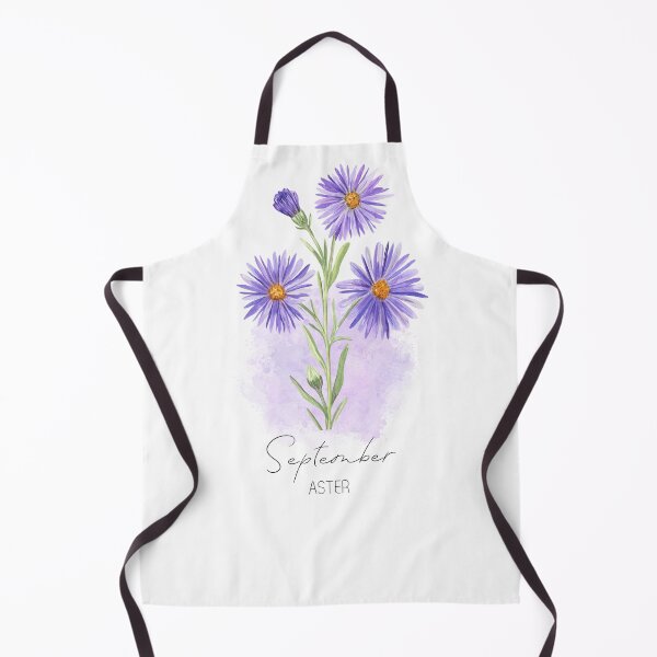 Item preview, September birth flower, Aster, September flower, Aster flower designed and sold by lagunaklein.