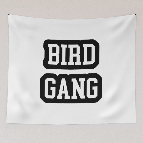 Item preview, Bird Gang white letters  designed and sold by harper avery.