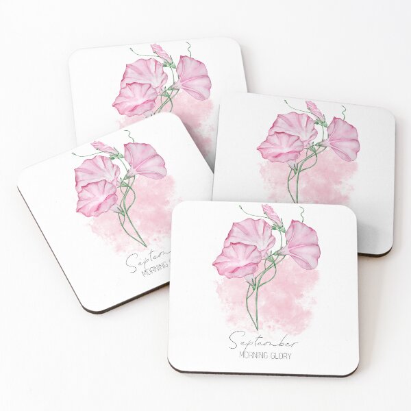 Item preview, Morning Glory, September birth flower, Flower drawing, Wildflower art designed and sold by lagunaklein.