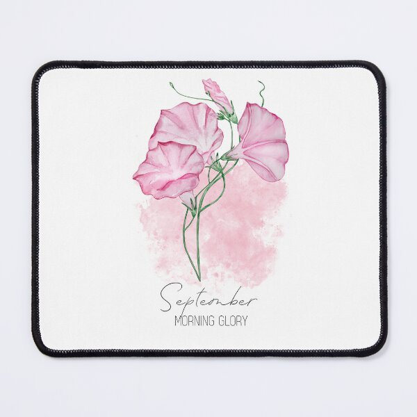 Item preview, Morning Glory, September birth flower, Flower drawing, Wildflower art designed and sold by lagunaklein.