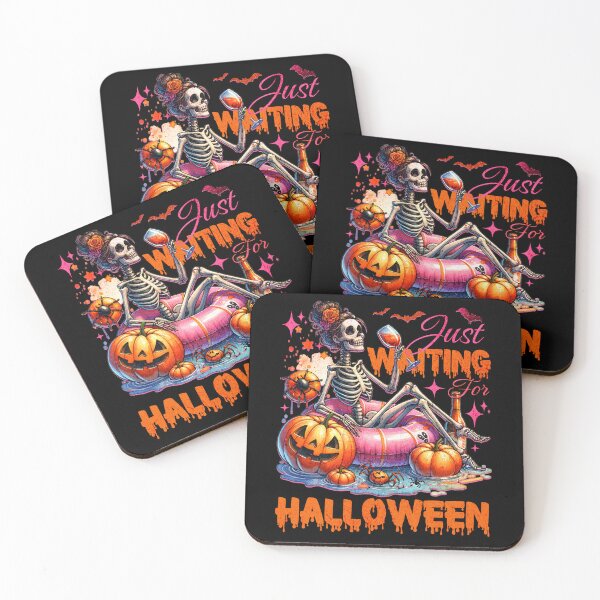 Item preview, JUST WAITING FOR HALLOWEEN BUN MAMA SKELETON  designed and sold by EpiTee.