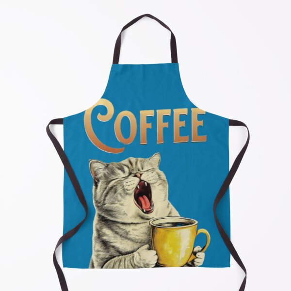 Item preview, An angry Cat demanding a Coffee designed and sold by FabulDeco2022.