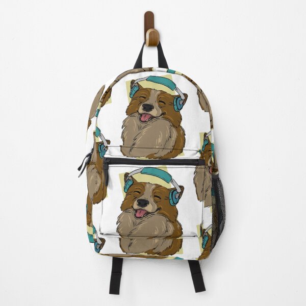 Item preview, Corgi with headphones designed and sold by Antiope33.
