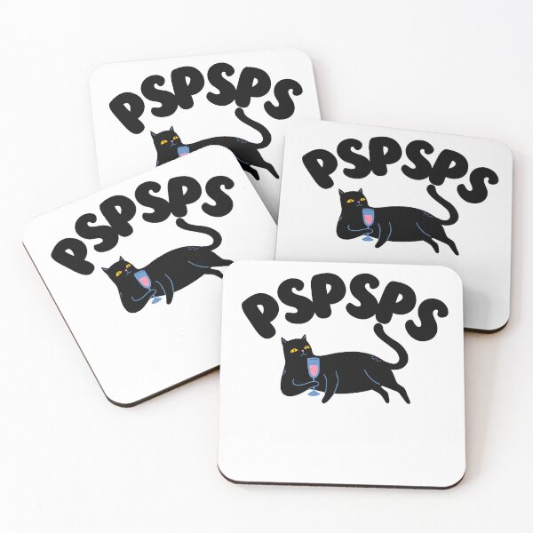 Item preview, black cat pspsps designed and sold by vechone.