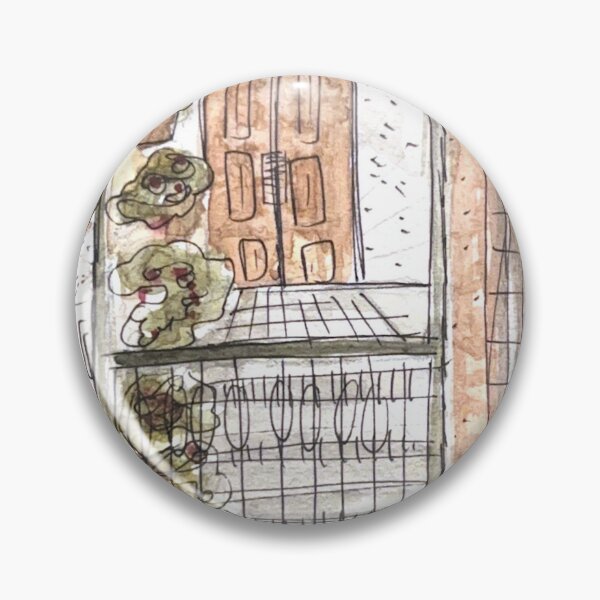 Item preview, Calascio Entryway Watercolor Illustration designed and sold by kriti130.
