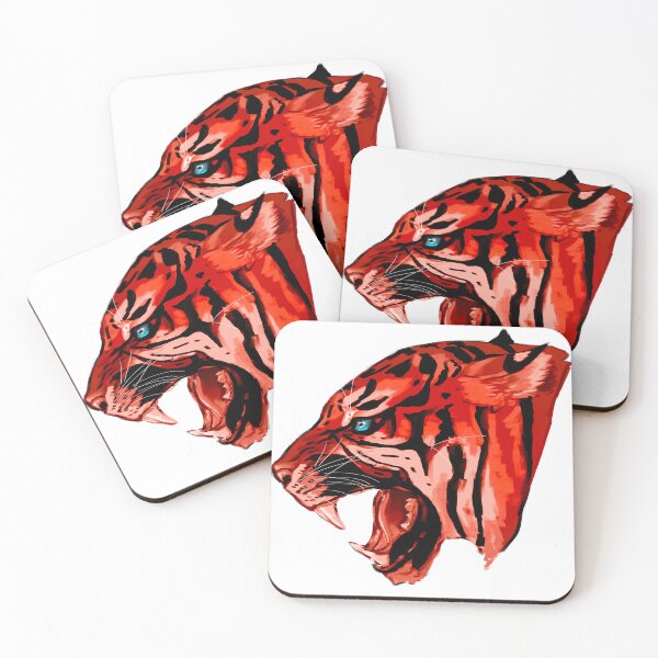 Item preview, Colour Tiger Head Roaring designed and sold by Crescent-Canvas.