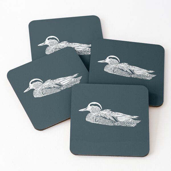 Item preview, Garganey White Design  designed and sold by designsasstultd.