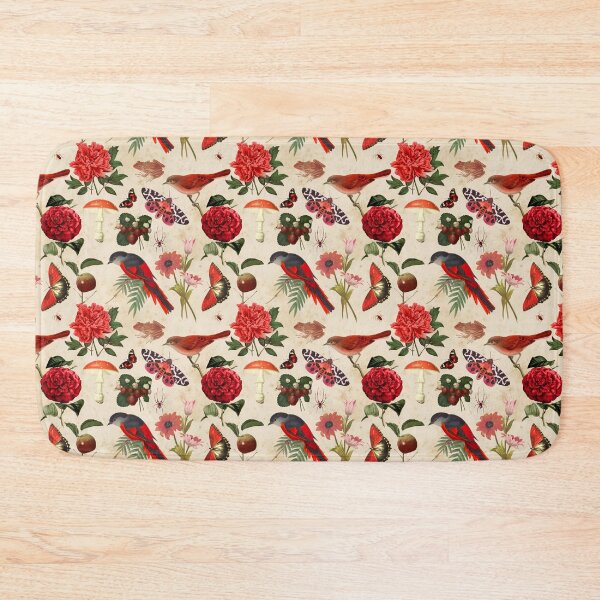 Item preview, Red Vintage Nature designed and sold by darkskydelights.