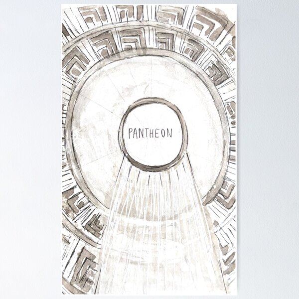 Item preview, Pantheon Watercolor Illustration designed and sold by kriti130.