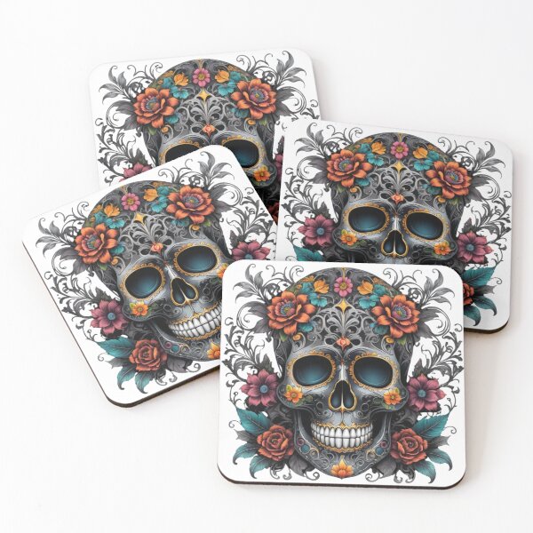 Item preview, Mechanical Colorful Sugar Skull designed and sold by rondell007.