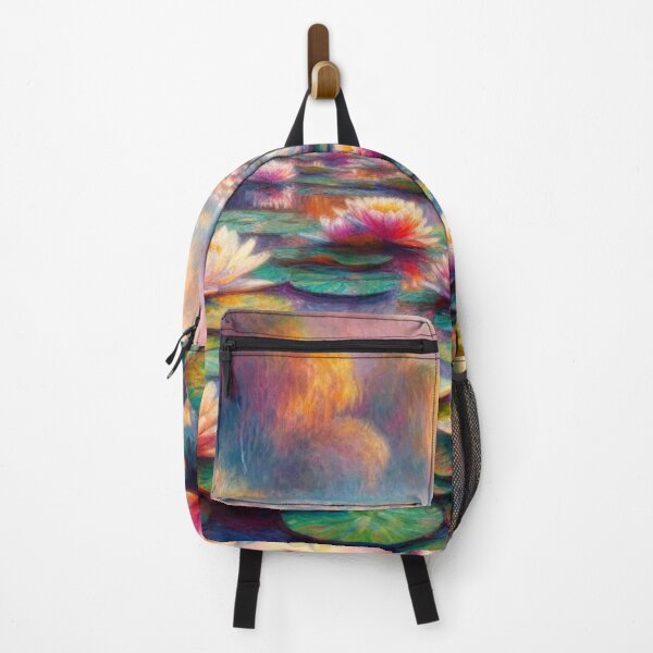 Item preview, Water Lilies in the style of Claude Monet: A masterpiece of impressionism in bright colors and light designed and sold by FotoworldEdel.