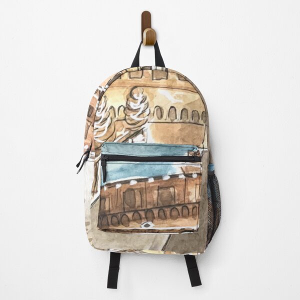 Item preview, Castel Sant'Angelo Watercolor Illustration designed and sold by kriti130.