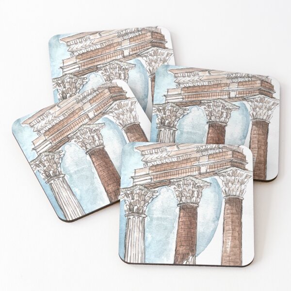 Item preview, Pompeii Watercolor Illustration designed and sold by kriti130.