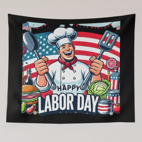 Item preview, Grillin' and Chillin': A Labor Day Feast. designed and sold by Linework Studio.