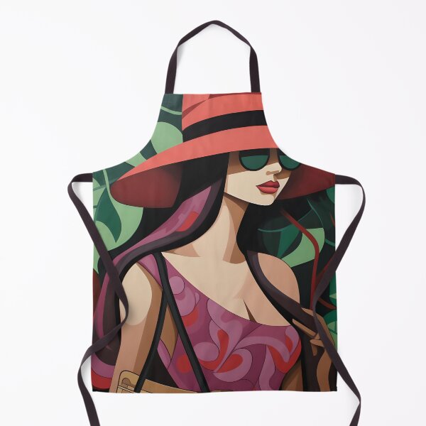 Item preview, girl with a black hat posing designed and sold by FamousArtDesign.