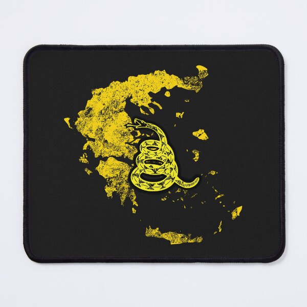 Item preview, Distressed GREECE - Freedom Is The Superpower - Gadsden Snake Flag - Dont Tread On Me design designed and sold by pelagio.