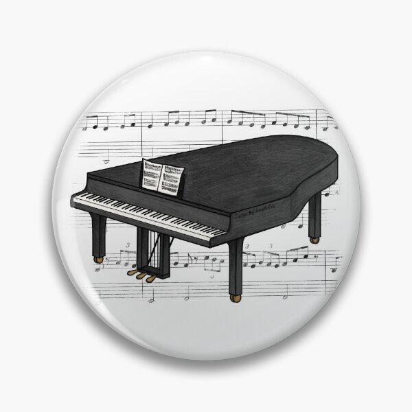 Artikelvorschau, Flügel Notation Pianist Musiklehrer entworfen und verkauft von doodlerob.