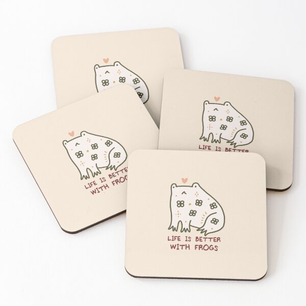 Item preview, Life is better with frogs designed and sold by bolimj.