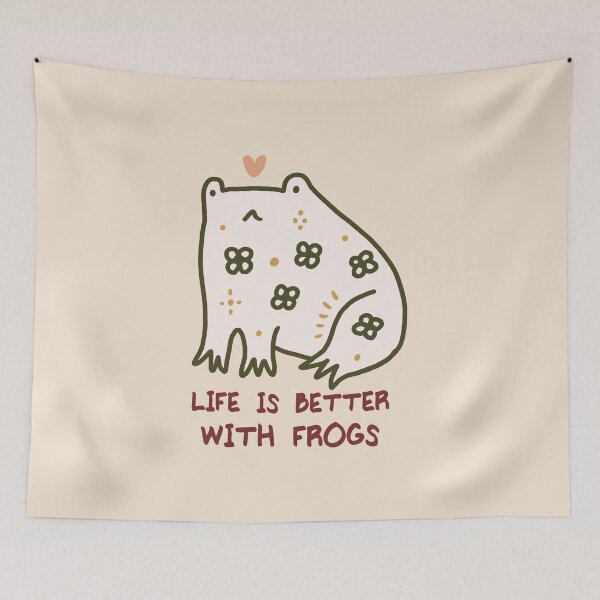 Item preview, Life is better with frogs designed and sold by bolimj.