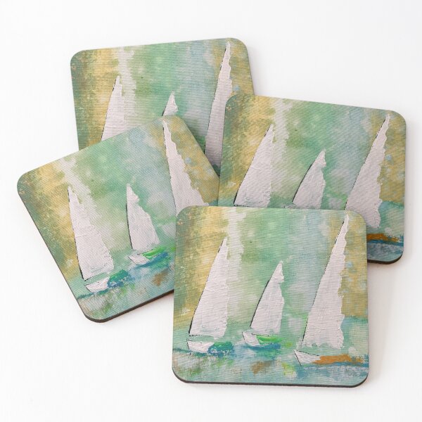 Item preview, Sailboats on the sea designed and sold by Jenny-Arts.