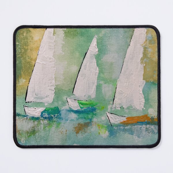 Item preview, Sailboats on the sea designed and sold by Jenny-Arts.