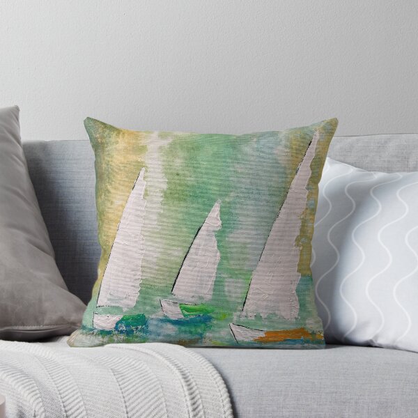 Item preview, Sailboats on the sea designed and sold by Jenny-Arts.