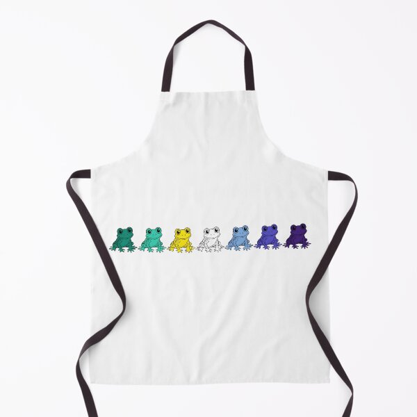 Item preview, Row of Cute Frogs in Gay MLM Pride Flag Colors, Frogs MLM Flag designed and sold by Travelslightly.