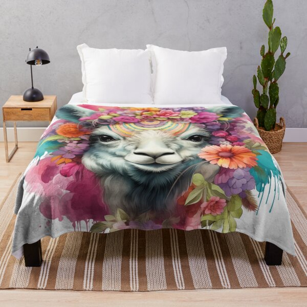 Item preview, Calm Lama with Third Eye Chakra – Your Spiritual Guide designed and sold by DotLineColor.