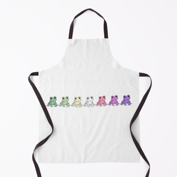 Item preview, Row of Cute Frogs in Genderfae Pride Flag Colors, Frogs Genderdoe Flag designed and sold by Travelslightly.