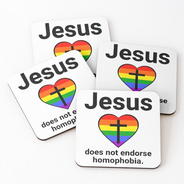 Item preview, Jesus does not endorse homophobia  designed and sold by Rachel the Artist .