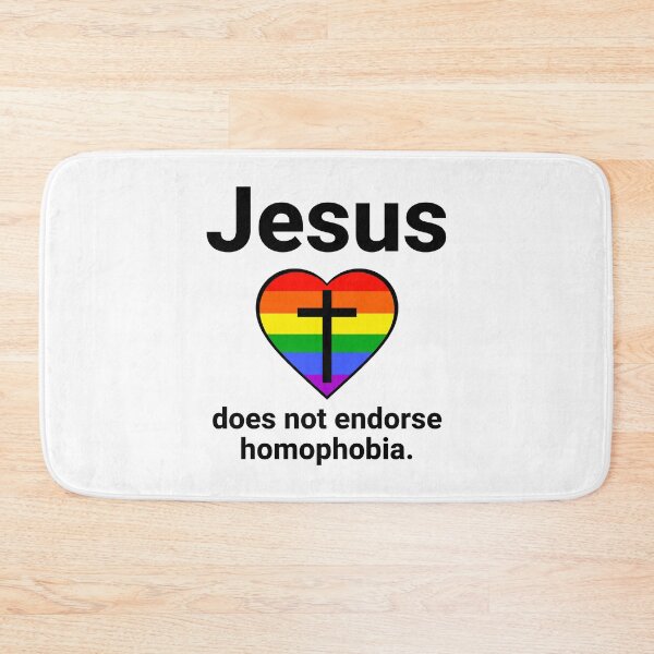 Item preview, Jesus does not endorse homophobia  designed and sold by Rachel the Artist .