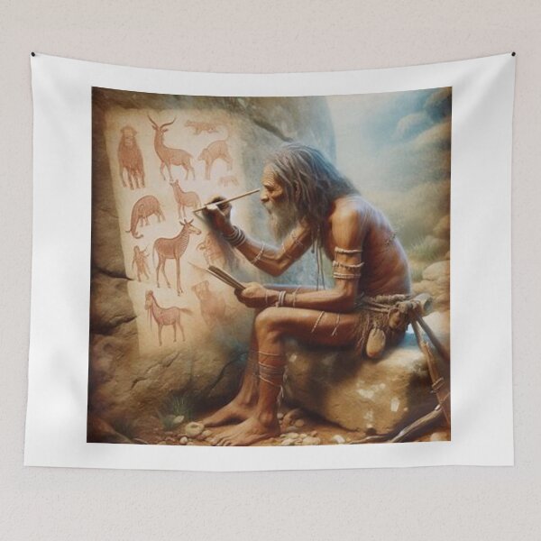 Item preview, Ancient Rock Painter designed and sold by BonoloStore.