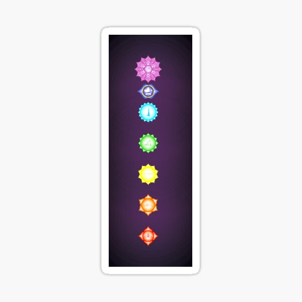 Raja Yoga - Chakra Ascension Routine Sticker