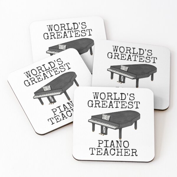 Item preview, World's Greatest Piano Teacher, Grand Piano Pianist Funny designed and sold by doodlerob.