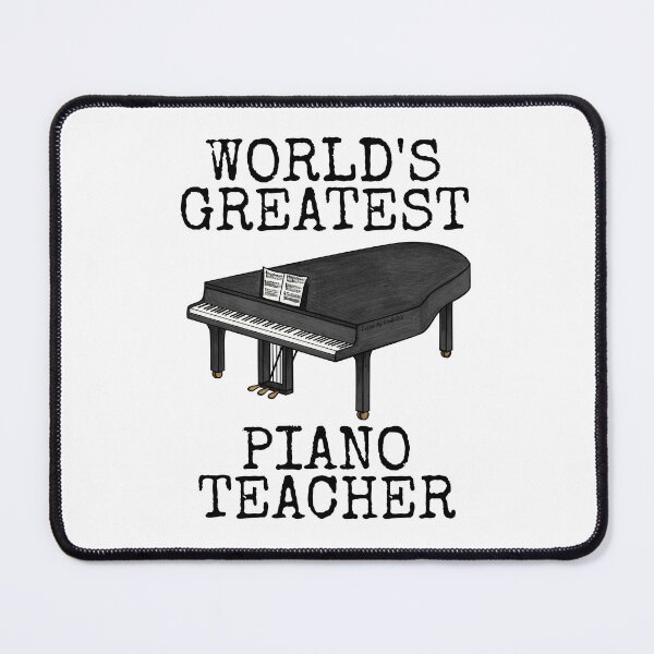 Item preview, World's Greatest Piano Teacher, Grand Piano Pianist Funny designed and sold by doodlerob.