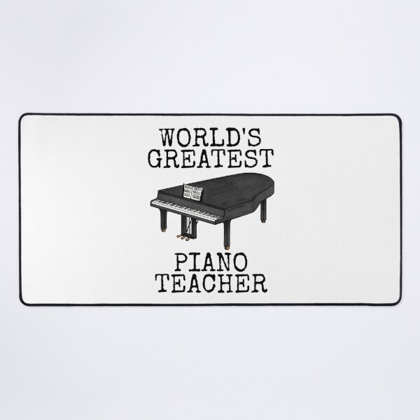 Item preview, World's Greatest Piano Teacher, Grand Piano Pianist Funny designed and sold by doodlerob.