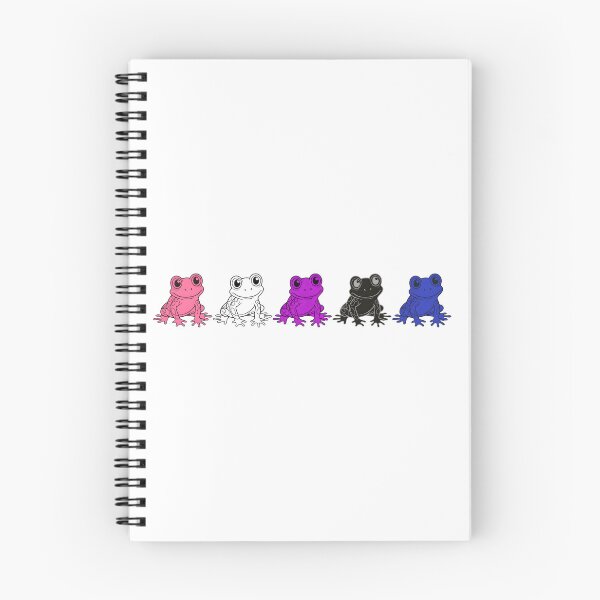 Item preview, Row of Cute Frogs in Genderfluid Pride Flag Colors, Frogs Genderfluid Flag designed and sold by Travelslightly.