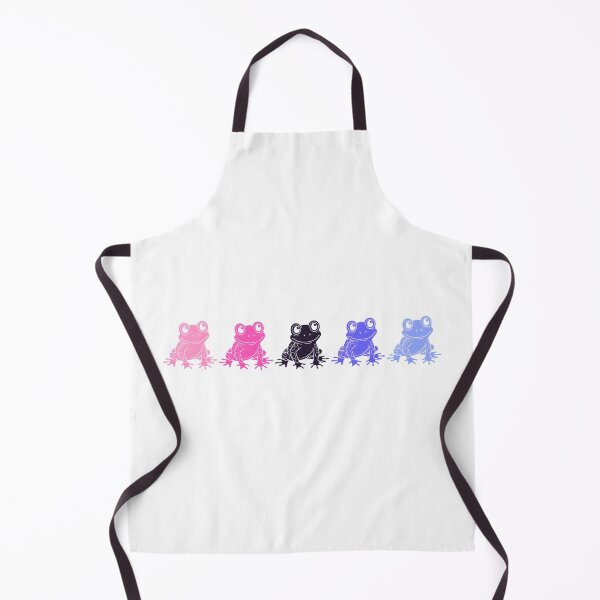 Item preview, Row of Cute Frogs in Omnisexual Pride Flag Colors, Frogs Omni Flag designed and sold by Travelslightly.