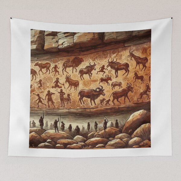 Item preview, Ancient Rock Paintings designed and sold by BonoloStore.
