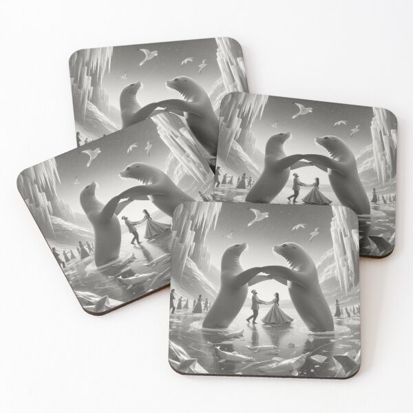 Item preview, Ice Mountain Dance Party: Humans & Sea Lions designed and sold by choder61.