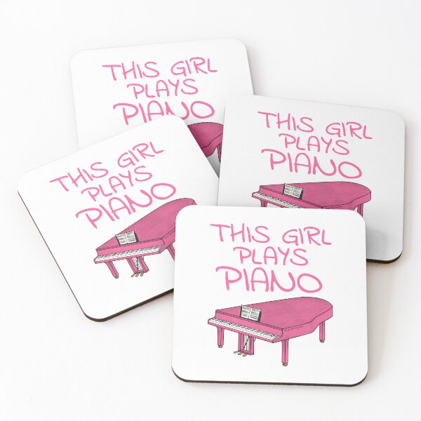 Item preview, This Girl Plays Piano, Female Pianist Musician designed and sold by doodlerob.