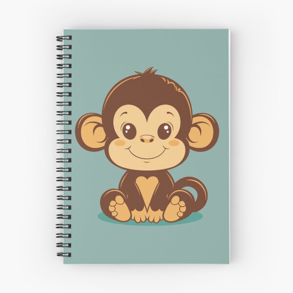 Item preview, BABY MONKEY Tiny Trouble Huge Heart designed and sold by NikoDeeko.
