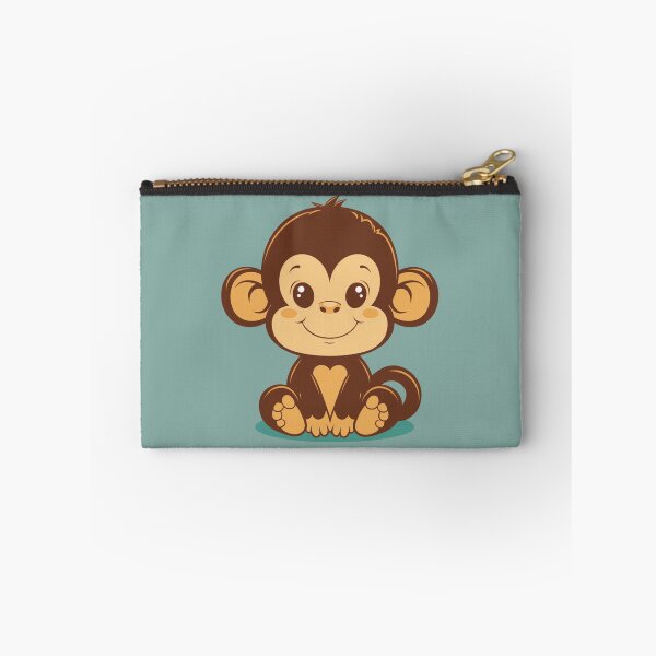 Item preview, BABY MONKEY Tiny Trouble Huge Heart designed and sold by NikoDeeko.