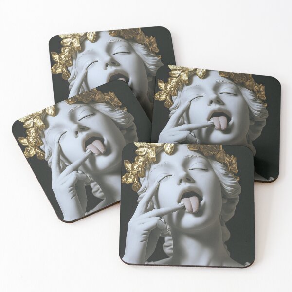 Item preview, A white marble statue of an attractive woman  designed and sold by FamousArtDesign.