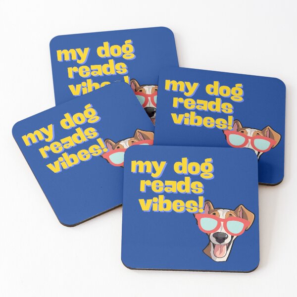 Item preview, My Dog Reads Vibes designed and sold by BarkStreetWear.